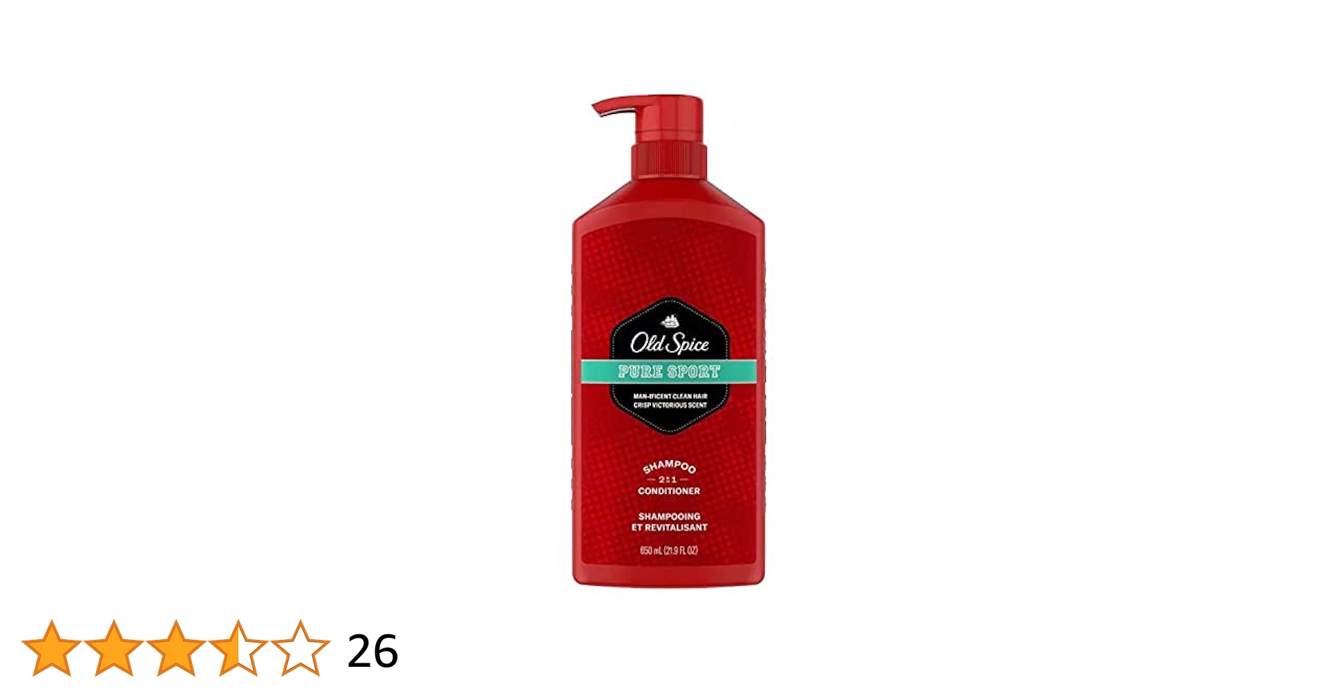 F.29　100本　オールドスパイス Old Spice　ピュアスポーツ Amazon | オールドスパイス ピュアスポーツ 2 in 1 シャンプー